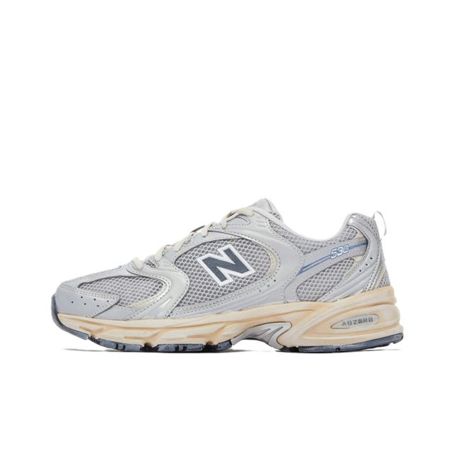 New Balance 530 White Silver Metallic