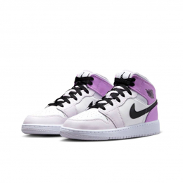 Air Jordan 1 Mid  Light Purple Natural Black