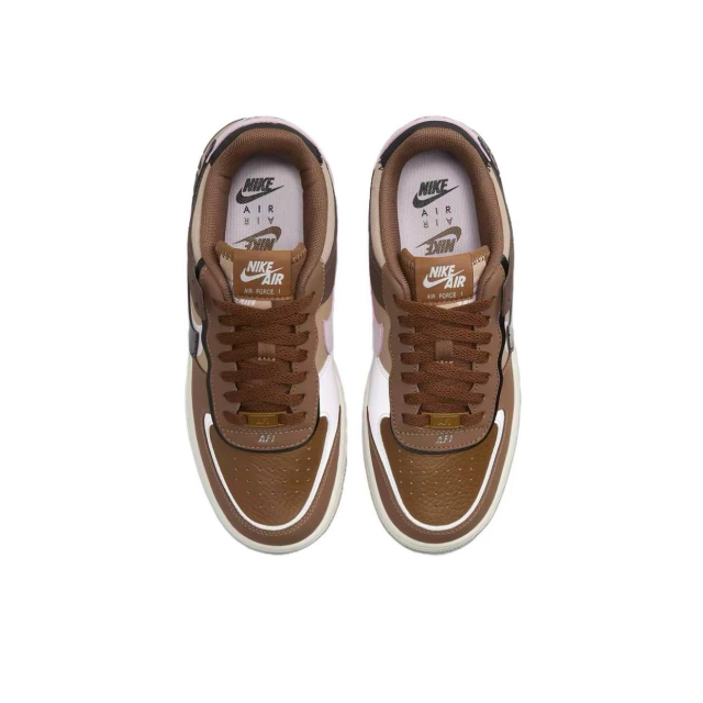 Nike Air Force 1 Shadow Light British Tan Pink Foam Hemp