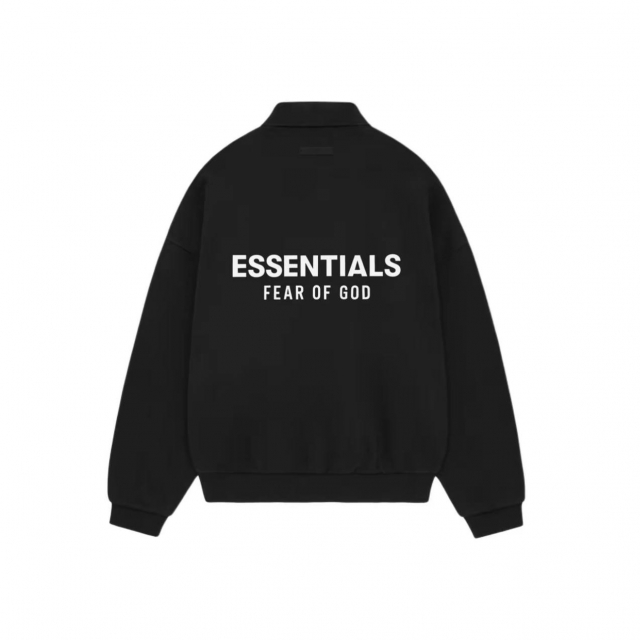 Толстовка Fear of God Essentials Fleece Polo Black