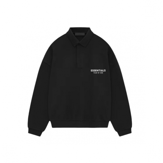 Толстовка Fear of God Essentials Fleece Polo Black