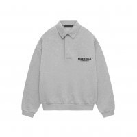 Толстовка Fear of God Essentials Fleece Polo Grey