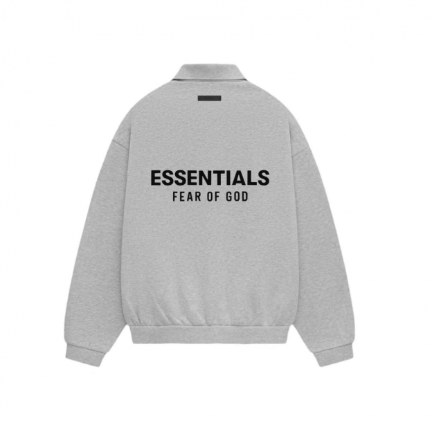 Толстовка Fear of God Essentials Fleece Polo Grey