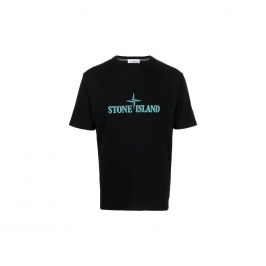 Футболка Stone Island Stitches Logo T-Shirt Black