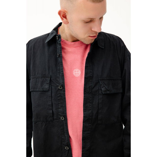 Овершот Stone Island Overshirt Black