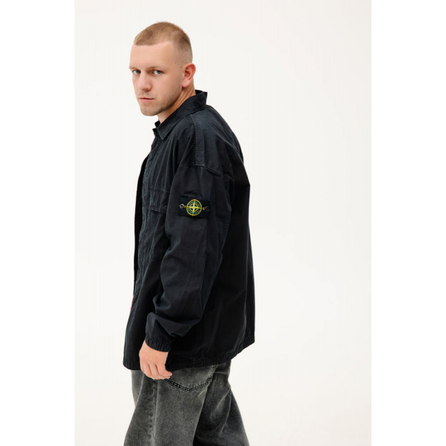 Овершот Stone Island Overshirt Black