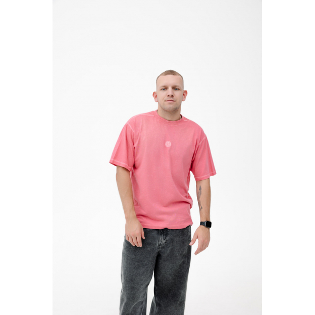 Футболка Stone Island Logo Embroidered T-Shirt Pink