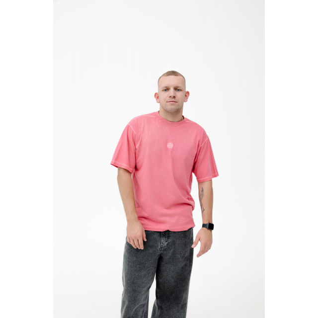 Футболка Stone Island Logo Embroidered T-Shirt Pink