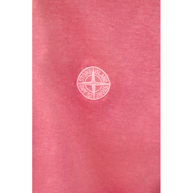 Футболка Stone Island Logo Embroidered T-Shirt Pink