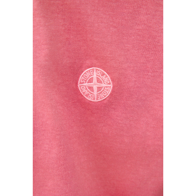 Футболка Stone Island Logo Embroidered T-Shirt Pink