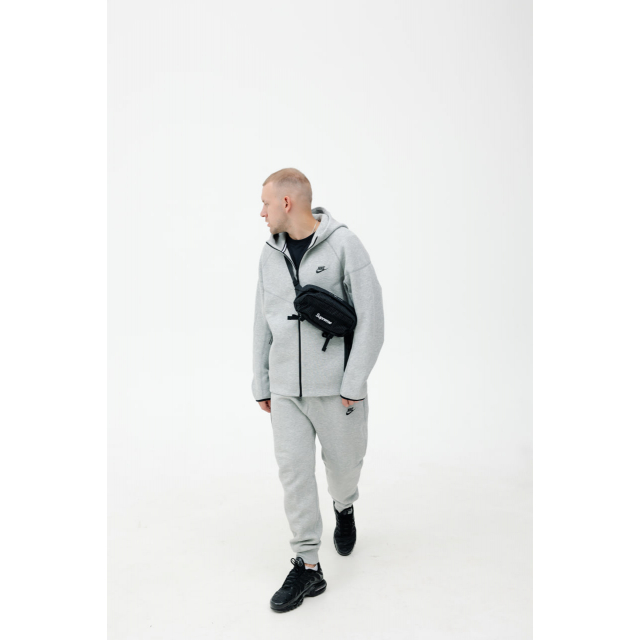 Зип Худи Nike Sportswear Tech Fleece Windrunner Full-Zip Hoodie Grey