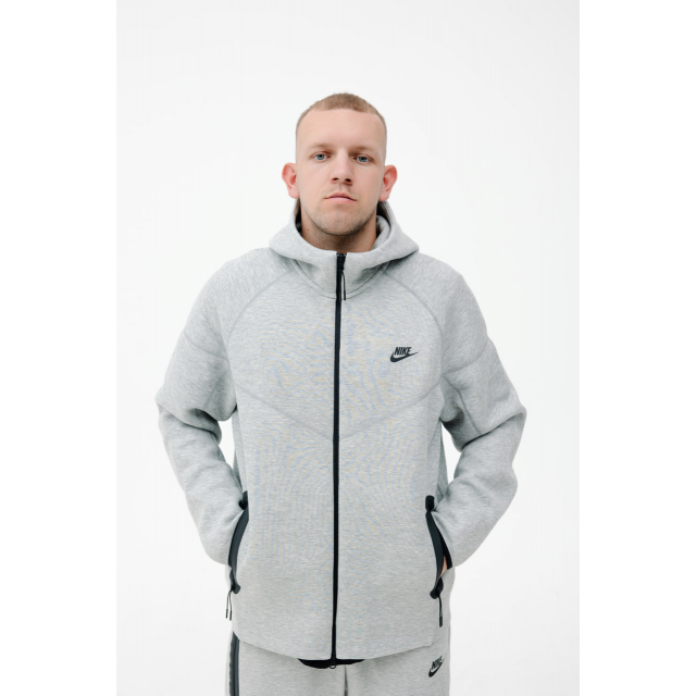 Зип Худи Nike Sportswear Tech Fleece Windrunner Full-Zip Hoodie Grey