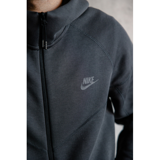 Зип Худи Nike Sportswear Tech Fleece Windrunner Full-Zip Hoodie Grey