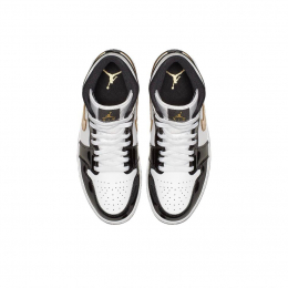 Air Jordan 1 Mid SE Black Gold 