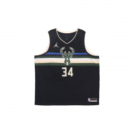 Джерси Jordan x NBA Milwaukee Jersey  Black Green White 