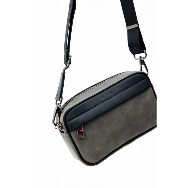 Сумка Polo Shoulder Bag Grey Black