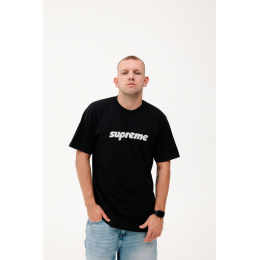 Футболка Supreme Logo Tee Black