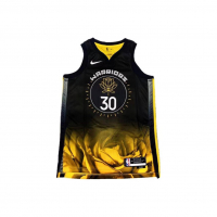 Джерси Nike NBA GSW Jersey  Black Yellow Gold 
