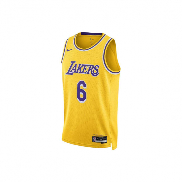 Джерси Nike NBA Lakers Jersey  Yellow Purple 