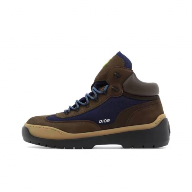 Dior Dean Ankle Boot Brown Navy