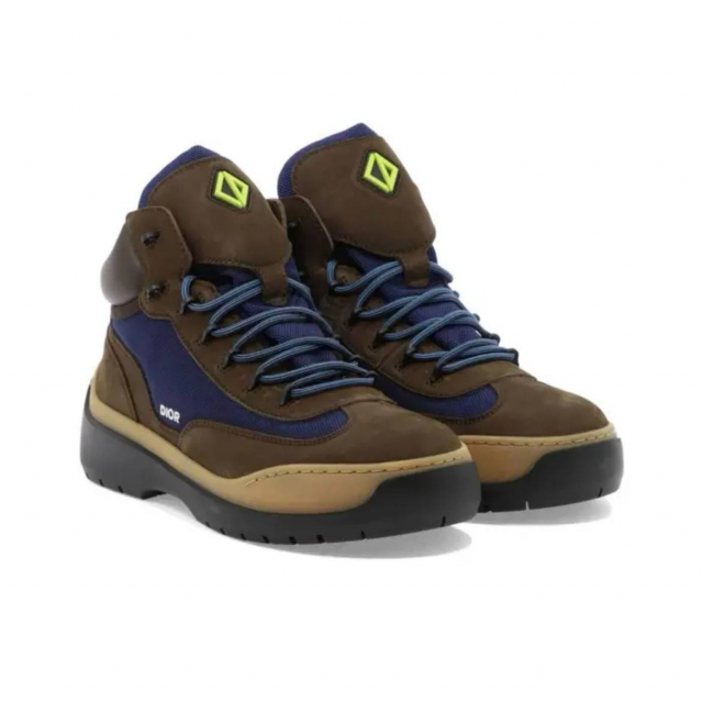 Dior Dean Ankle Boot Brown Navy