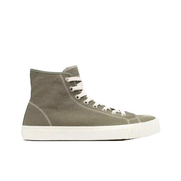 Maison Margiela Tabi High-Top Sneakers Green