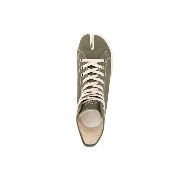 Maison Margiela Tabi High-Top Sneakers Green