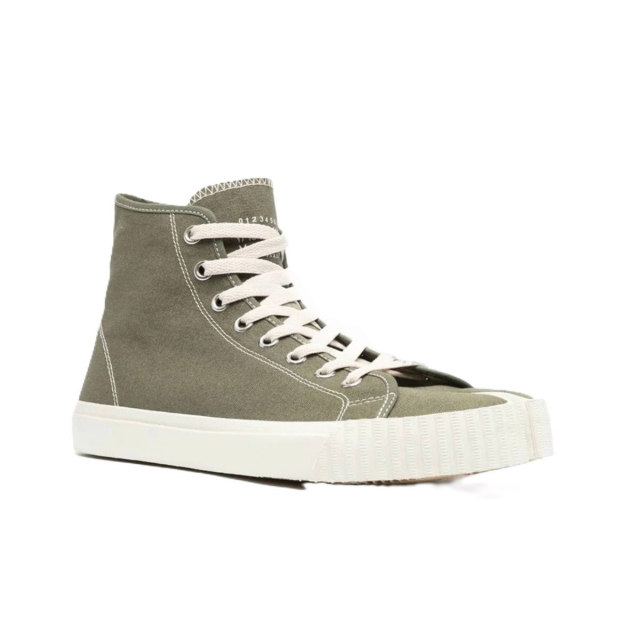 Maison Margiela Tabi High-Top Sneakers Green