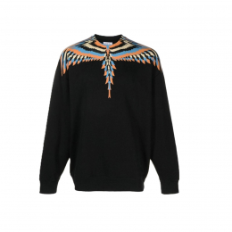 Свитшот Marcelo Burlon Optical Wings Black