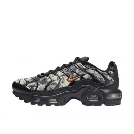 Кроссовки Nike Air Max Plus GS Camouflage Black Safety Orange