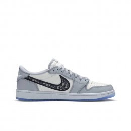 Air Jordan 1 Retro Low x Dior Grey White