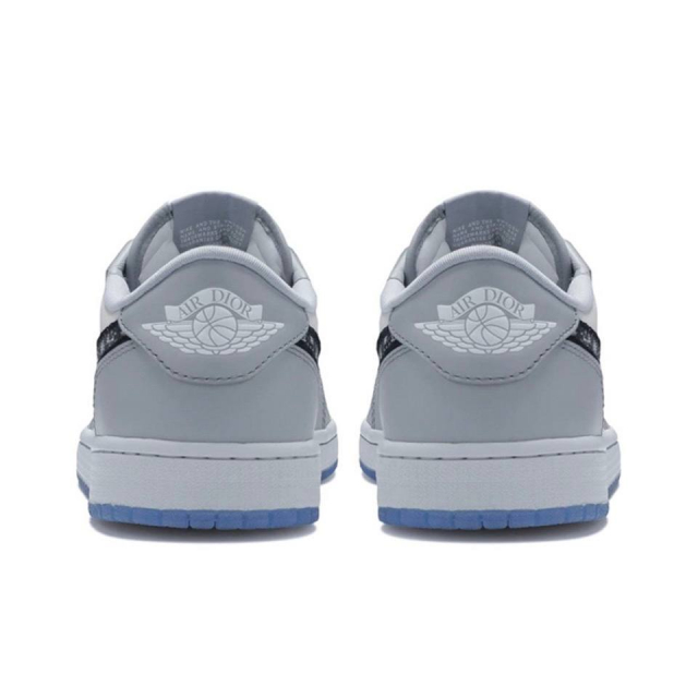 Air Jordan 1 Retro Low x Dior Grey White
