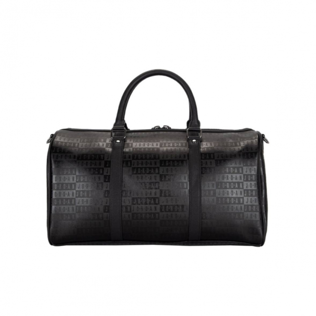 Jordan Duffle Bag Black Leather