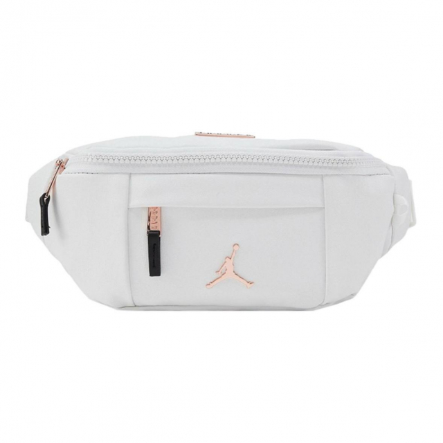 Jordan Waist Bag Leather White Light Pink