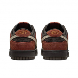 Nike Dunk Low Velvet Brown and Rugged Orange