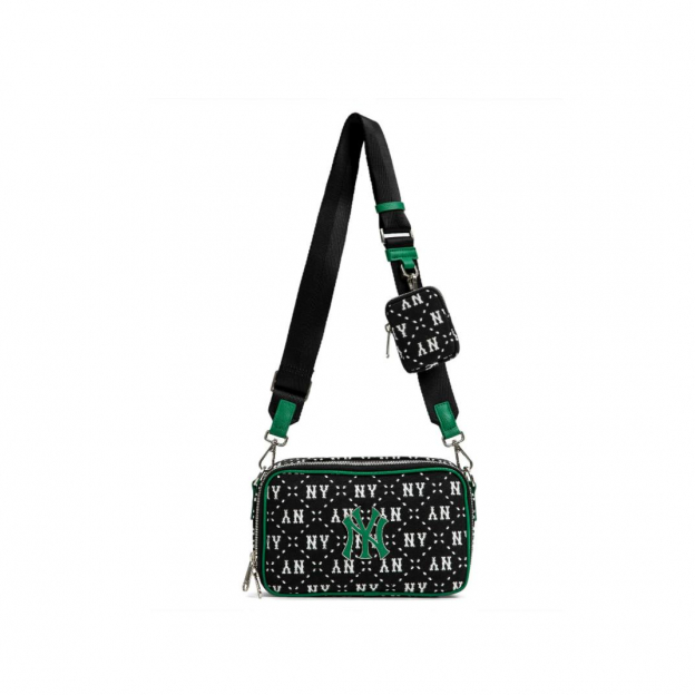 MLB NY Monogram Shoulder Bag Black Green