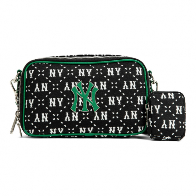 MLB NY Monogram Shoulder Bag Black Green