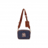 MLB NY Monogram Shoulder Bag Jeans Denim Brown