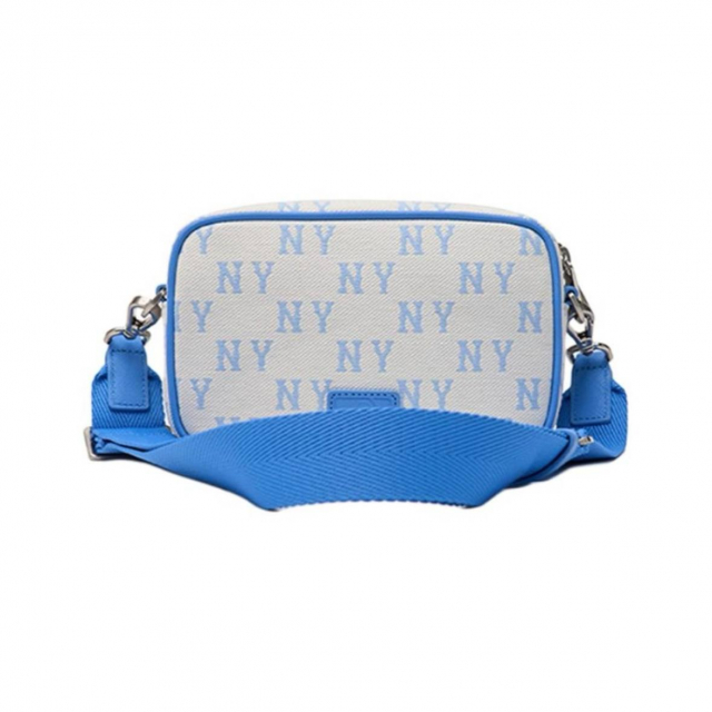 MLB NY Monogram Shoulder Bag White Blue