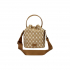 MLB NY Monogram Bucket Bag Beige Cream White