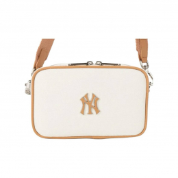 MLB NY Shoulder Bag Cream White Beige