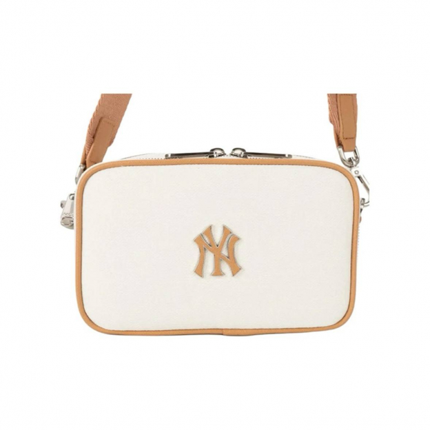 MLB NY Shoulder Bag Cream White Beige