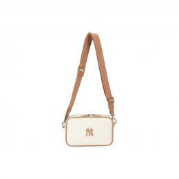 MLB NY Shoulder Bag Cream White Beige