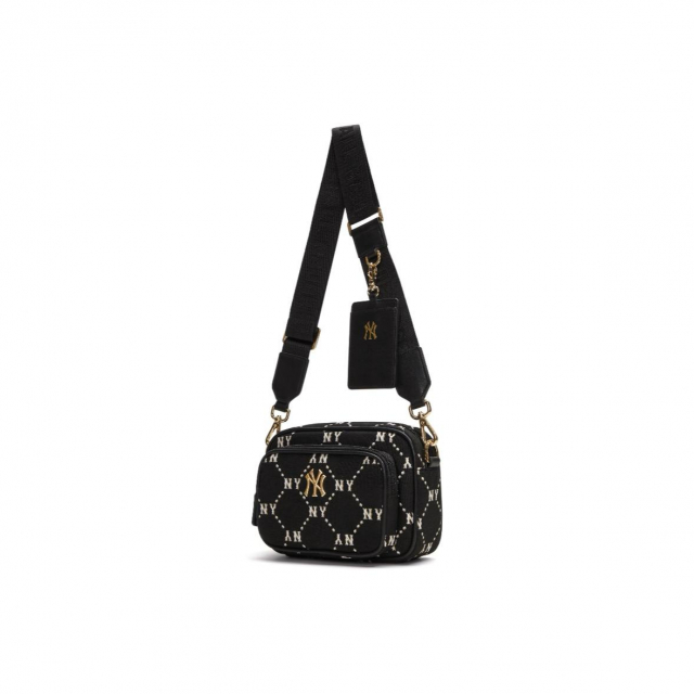 MLB NY Monogram Shoulder Bag Black