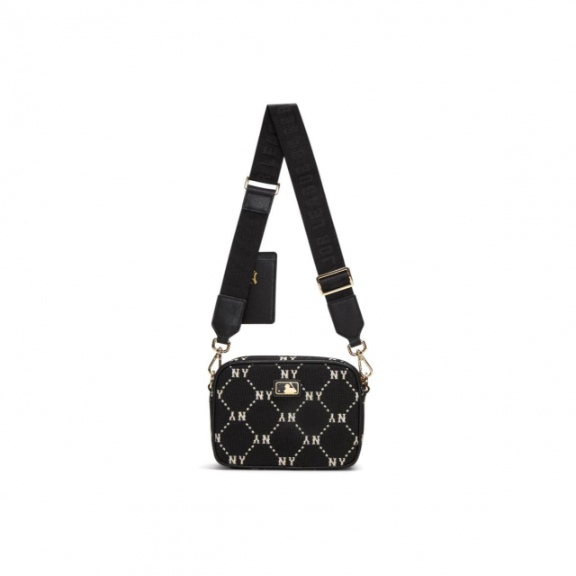 MLB NY Monogram Shoulder Bag Black