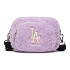 MLB LA Shoulder Bag Fleece Light Purple