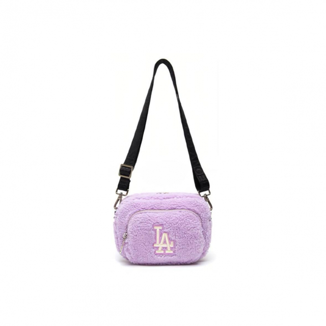 MLB LA Shoulder Bag Fleece Light Purple