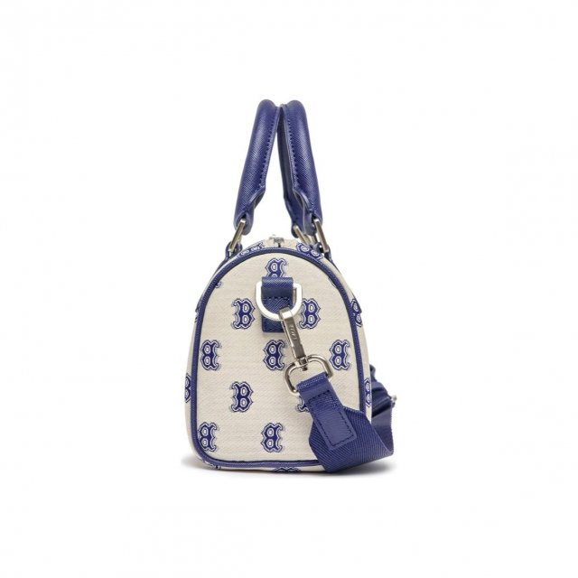 MLB Monogram Bag Cream White Blue