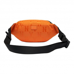 MLB NY Monogram Waist Bag Orange Black