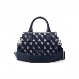 MLB LA Monogram Bag Dark Blue Cream White